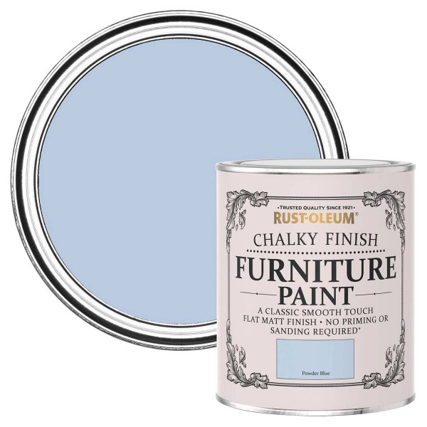 Chalky Finish Furniture Powder Blue 750 ml