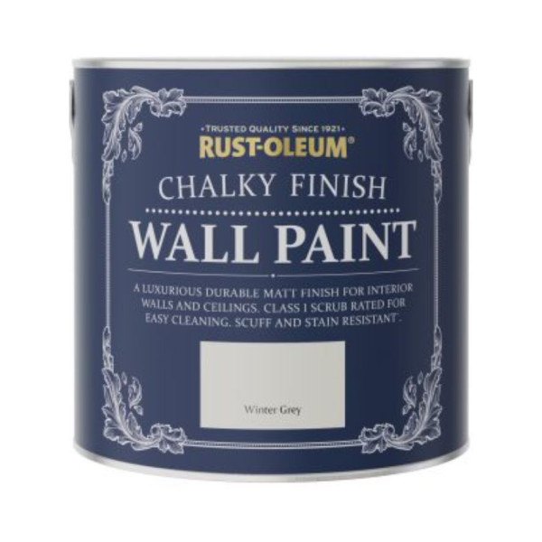 Vopsea Lavabila Chalky Wall Paint Winter Grey 1 Litru