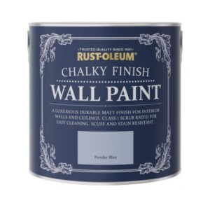 Vopsea Lavabila Chalky Wall Paint Powder Blue 1 Litru