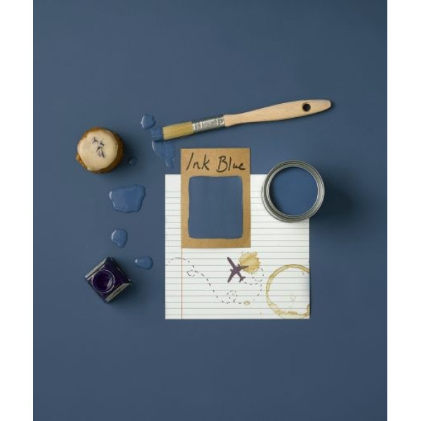 Vopsea Lavabila Chalky Wall Paint Ink Blue 1 Litru