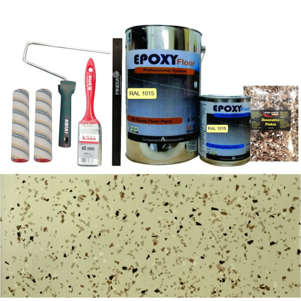 Set Vopsea Epoxidica Crem Saddle Tan