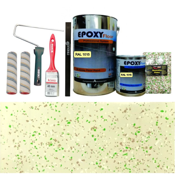 Set Vopsea Epoxidica Crem Garden