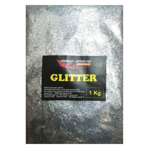 Sclipici Lavabila Argintiu 1 Kg 0,8mm