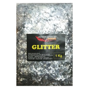 Sclipici Lavabila Argintiu 1 Kg 2mm