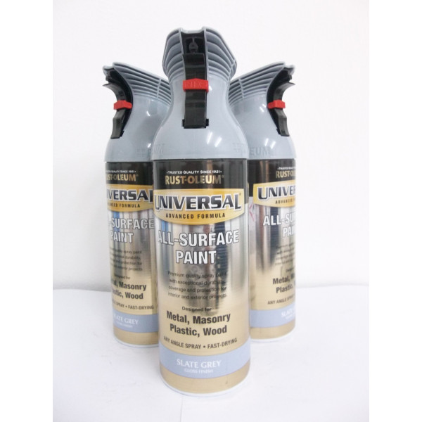 Vopsea Spray Universala Gri Lucios 400ml