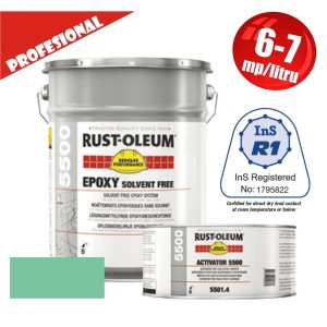 Vopsea Epoxidica Igienica 5500 Verde Deschis / Light Green 5 Litri