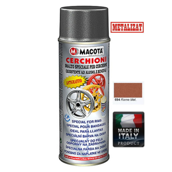 Vopsea Spray Jante Macota Cupru Metalizat 400ml