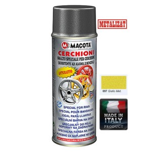 Vopsea Spray Jante Macota Galben Metalizat 400ml