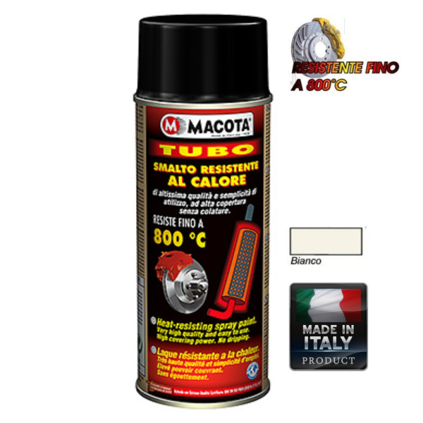 Vopsea Spray Alb Temperaturi Inalte 800 C (Termorezistenta) 400ml