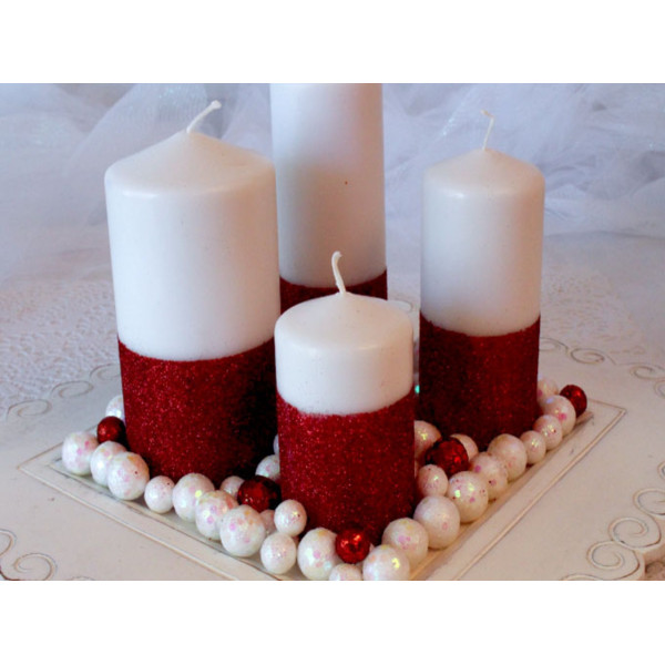 Sclipici Decorativ Rosu 400gr.