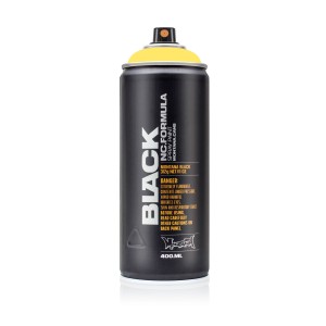 Black, 1010 Easter Yellow, Montana, 400 ml