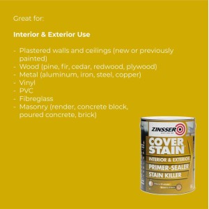Amorsa Antipete, Zinsser Cover Stain, 1 Litru