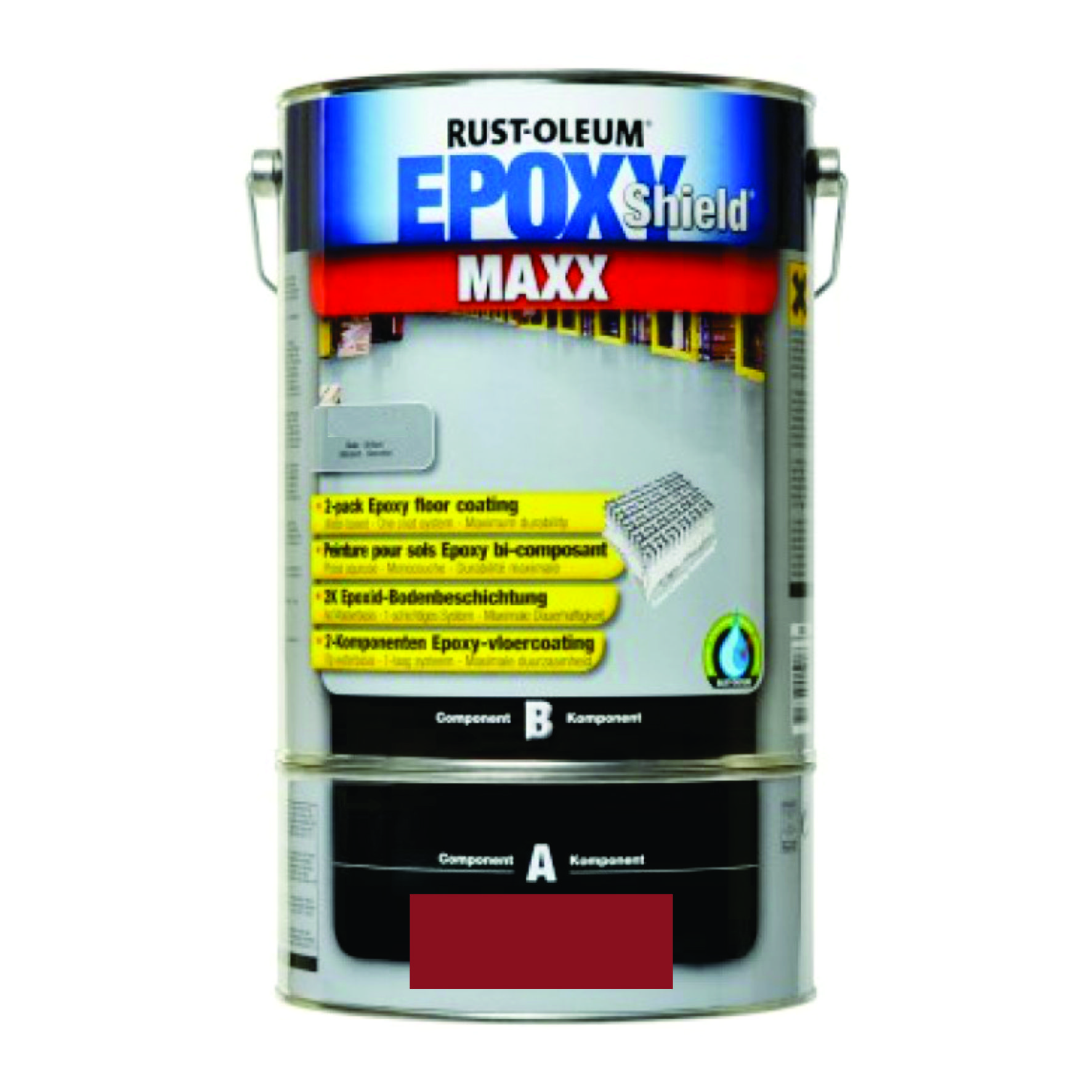Vopsea Epoxidica MAXX Rosu English-Trafic Auto 5 Litri - ABW-Royal