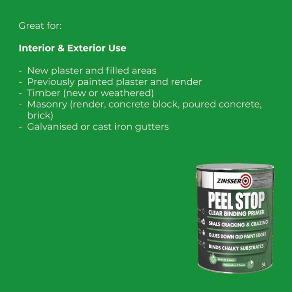 Sigilant Multisuprafete, ZINSSER PEEL STOP, Satin, 1 Litru