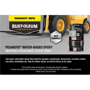 Vopsea Epoxidica Pegakote Trafic Greu Deschis RAL 7035, 5 Litri