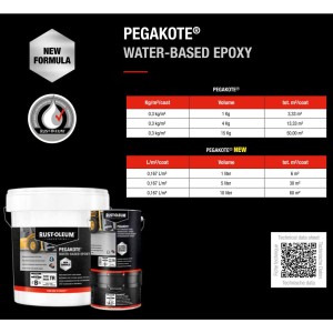 Vopsea Epoxidica Pegakote Trafic Greu Deschis RAL 7035, 5 Litri