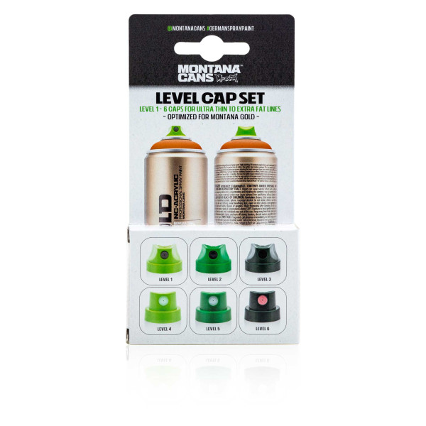 Nozzle Set Level 1-6, Montana Cans