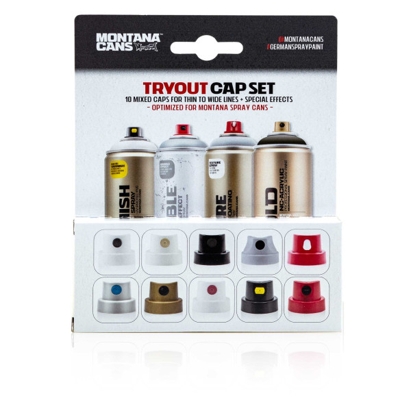 Set Nozzle Set Tryout 10 Bucati, Montana Cans