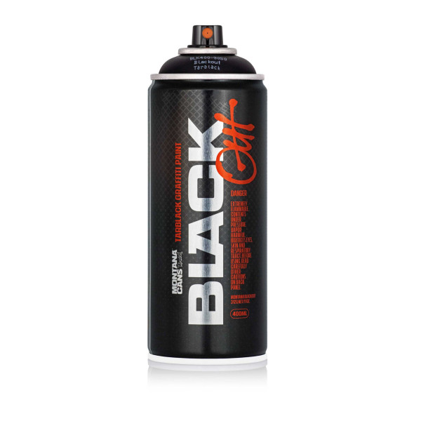 Spray Vopsea Black, 9050 Blackout, Montana, 400 ml