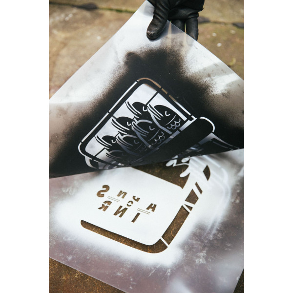 Spray Vopsea Stencil, 9100 White, Montana, 400 ml