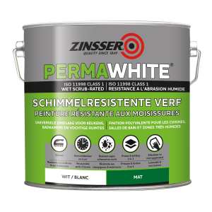 Vopsea Antifungica, Zinsser PermaWhite, Mat, 10 Litri