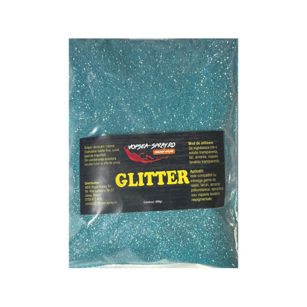 Sclipici Decorativ Bleu (Glitter decorativ) 400gr.
