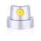 Nozzle Fat Fuzzy Silver-Yellow, Montana Cans