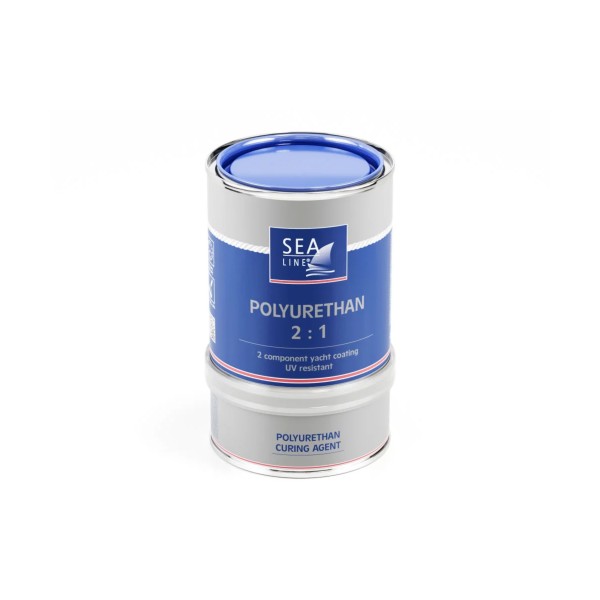 Vopsea Poliuretanica, PU 2K White,  Sea-Line 750 Gr.