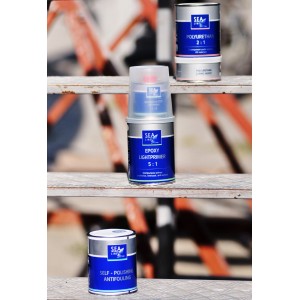 Vopsea Poliuretanica, PU 2K Light Blue,  Sea-Line 750 Gr.
