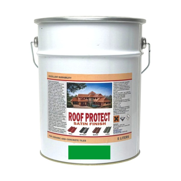 Vopsea Tigla Roof Protect Verde 5 Litri