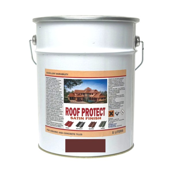 Vopsea Tigla Roof Protect Maron 5 Litri