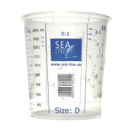 Set 10 Bucati Pahare Mixare 2000ml Sea-Line
