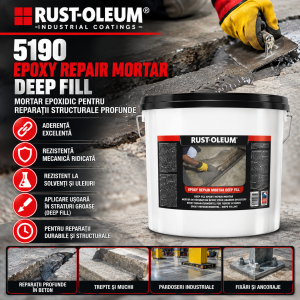 5190 Mortar Epoxy Reparatii Mari Rust-Oleum 25 Kg