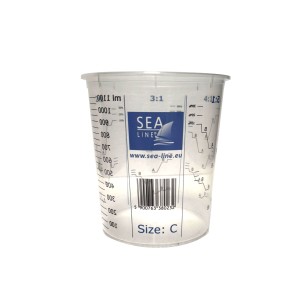 Set 10 Bucati Pahare Mixare 1100ml Sea-Line