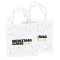 Sacosa, Bag Cotton Logo Stars, White, Montana