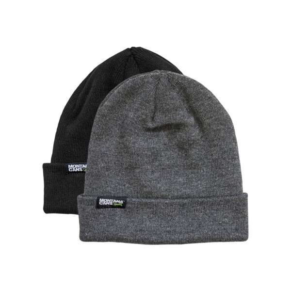 Caciula, Beanie Typo Logo Black, Montana