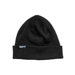 Caciula, Beanie Typo Logo Black, Montana