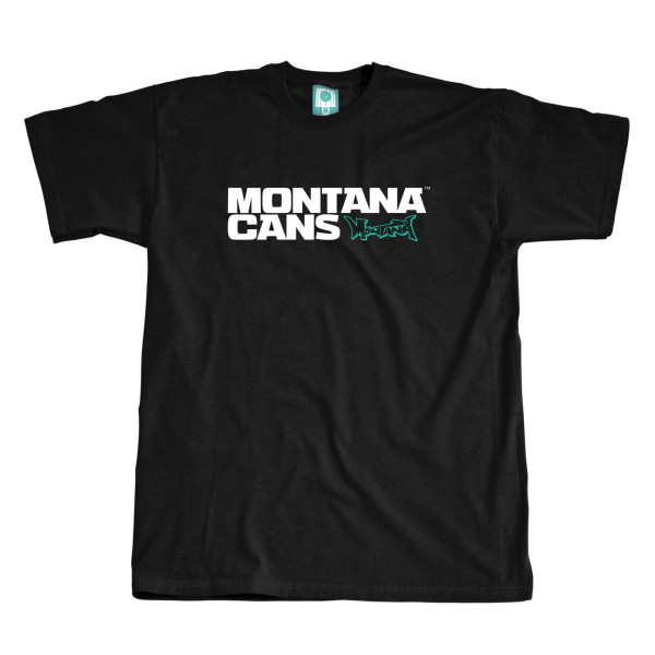 Tricou, T-Shirt Typo Logo, Black, Size M, Montana 