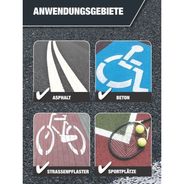 Vopsea Beton Alb RAL 9016, Tarmacoat Rust-Oleum, 5 Litri