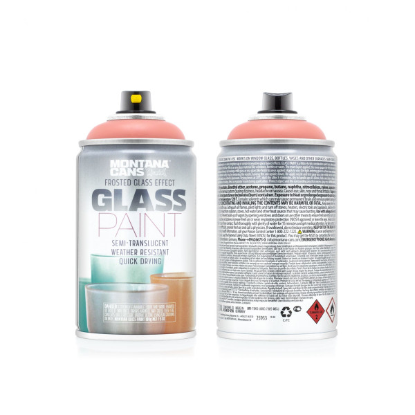 Glass Paint, 3010 Coral Red, Montana, 250 ml