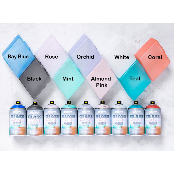 Glass Paint, 3010 Coral Red, Montana, 250 ml