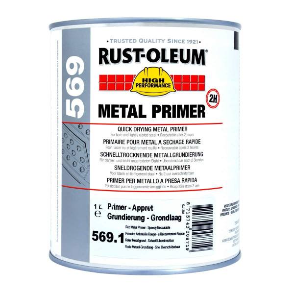 Grund Metal Uscare Rapida, Antirugina, Anticoroziv 569 - 1 L