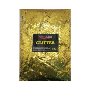 Sclipici Decorativ Auriu Intens  2mm 1 Kg