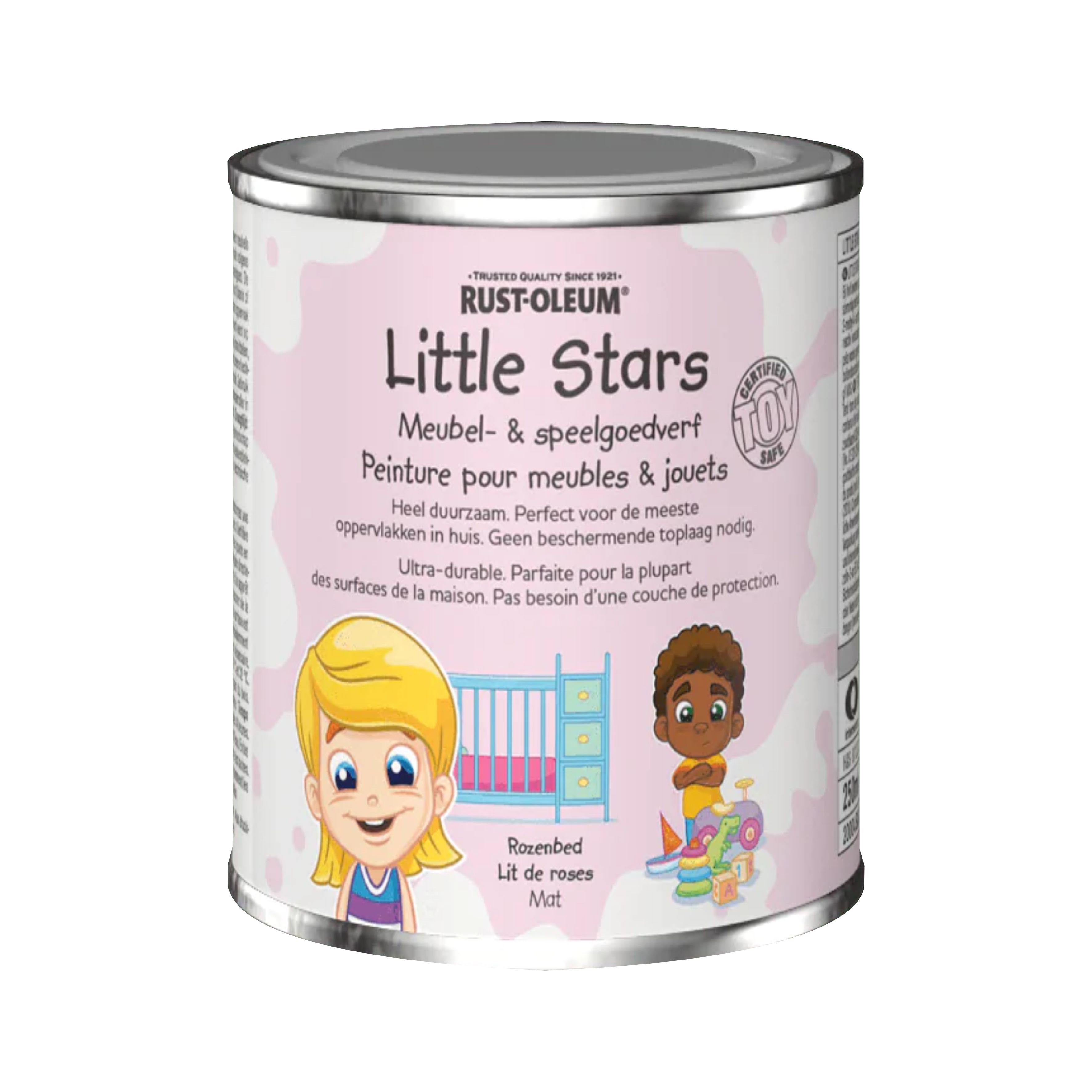 Vopsea mobilier si jucarii, Rust-Oleum, Little Stars, Bed of Roses, Roz, 750 ml