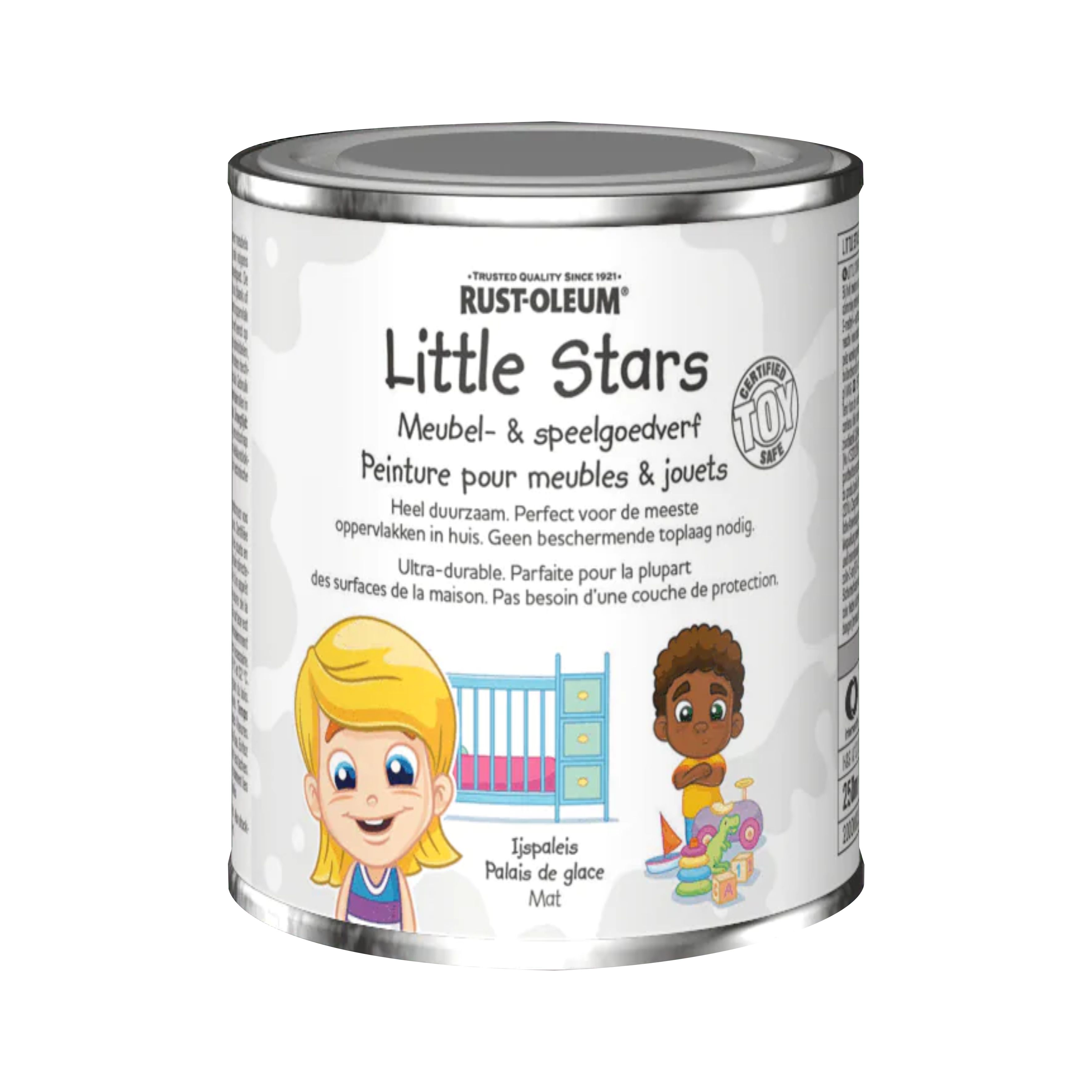 Vopsea mobilier si jucarii, Rust-Oleum, Little Stars, Ice Palace, Alb, 750 ml