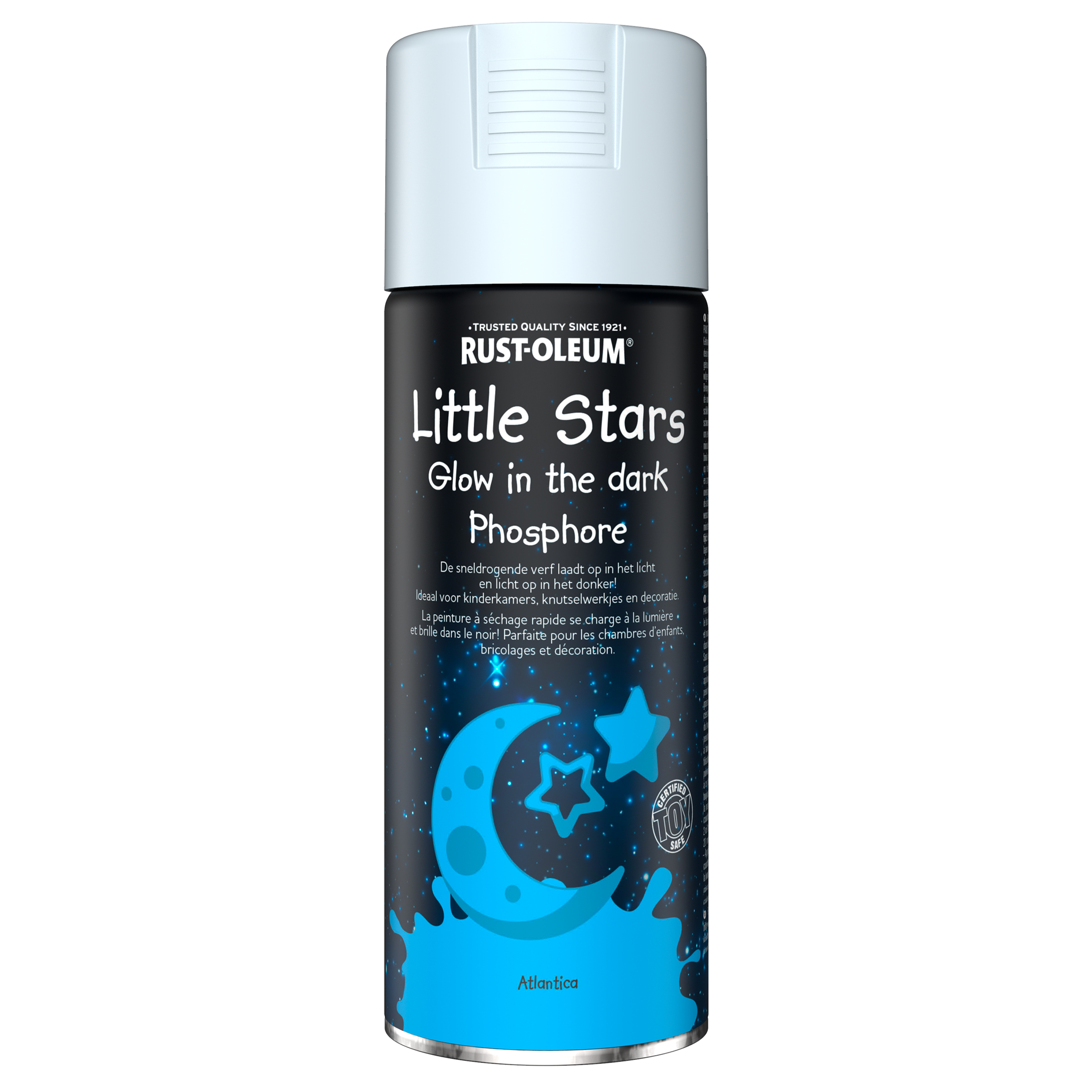 Vopsea Glow In The Dark, Rust-Oleum, Little Stars, Atlantica, Albastru, 400 ml