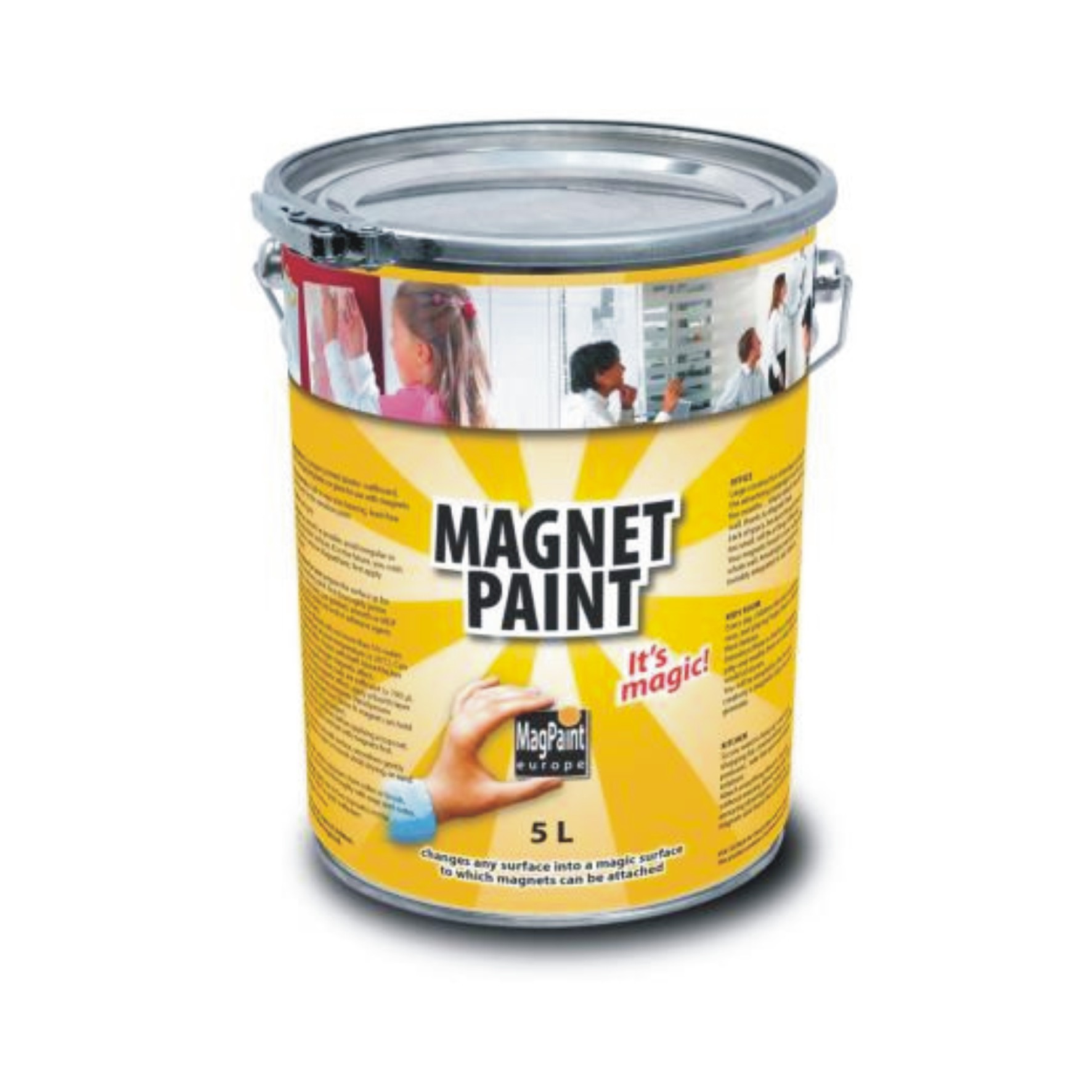 Vopsea Magnetica gri inchis MagPaint 5 Litri