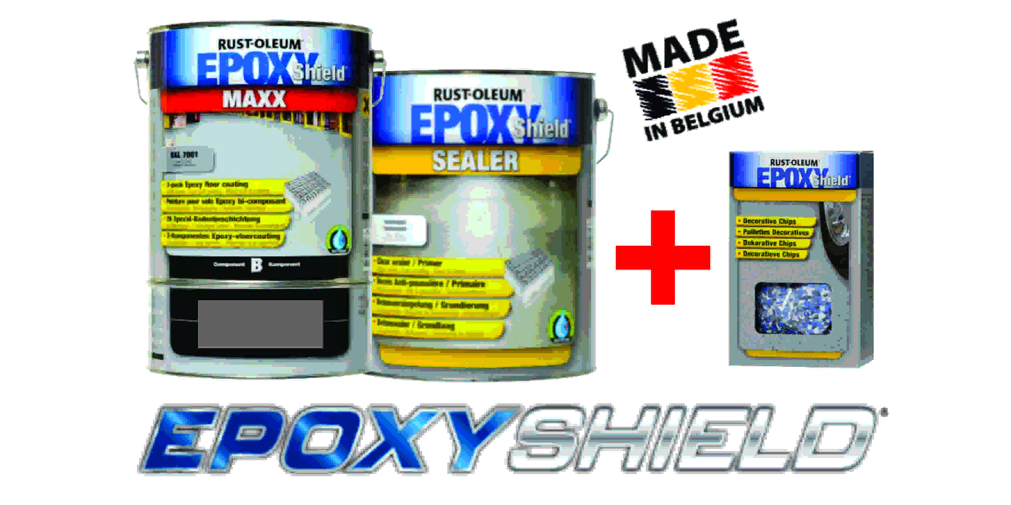 Set Vopsea Epoxidica Garaj Gri Inchis