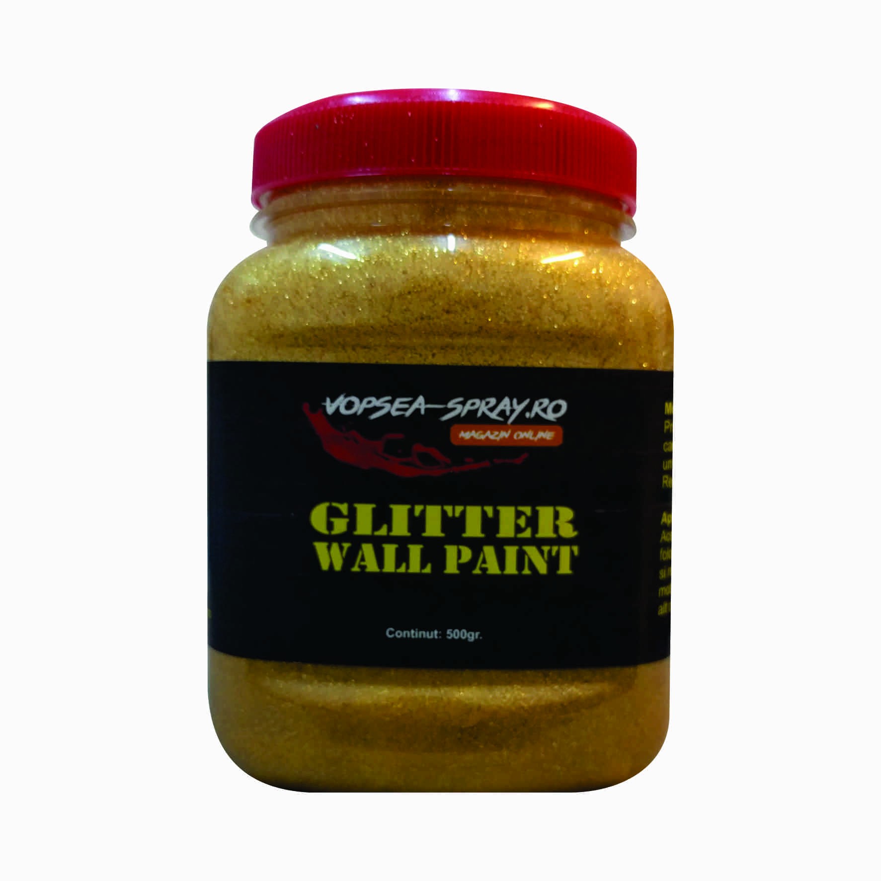Vopsea Perete Sclipici Auriu 750 Gr.