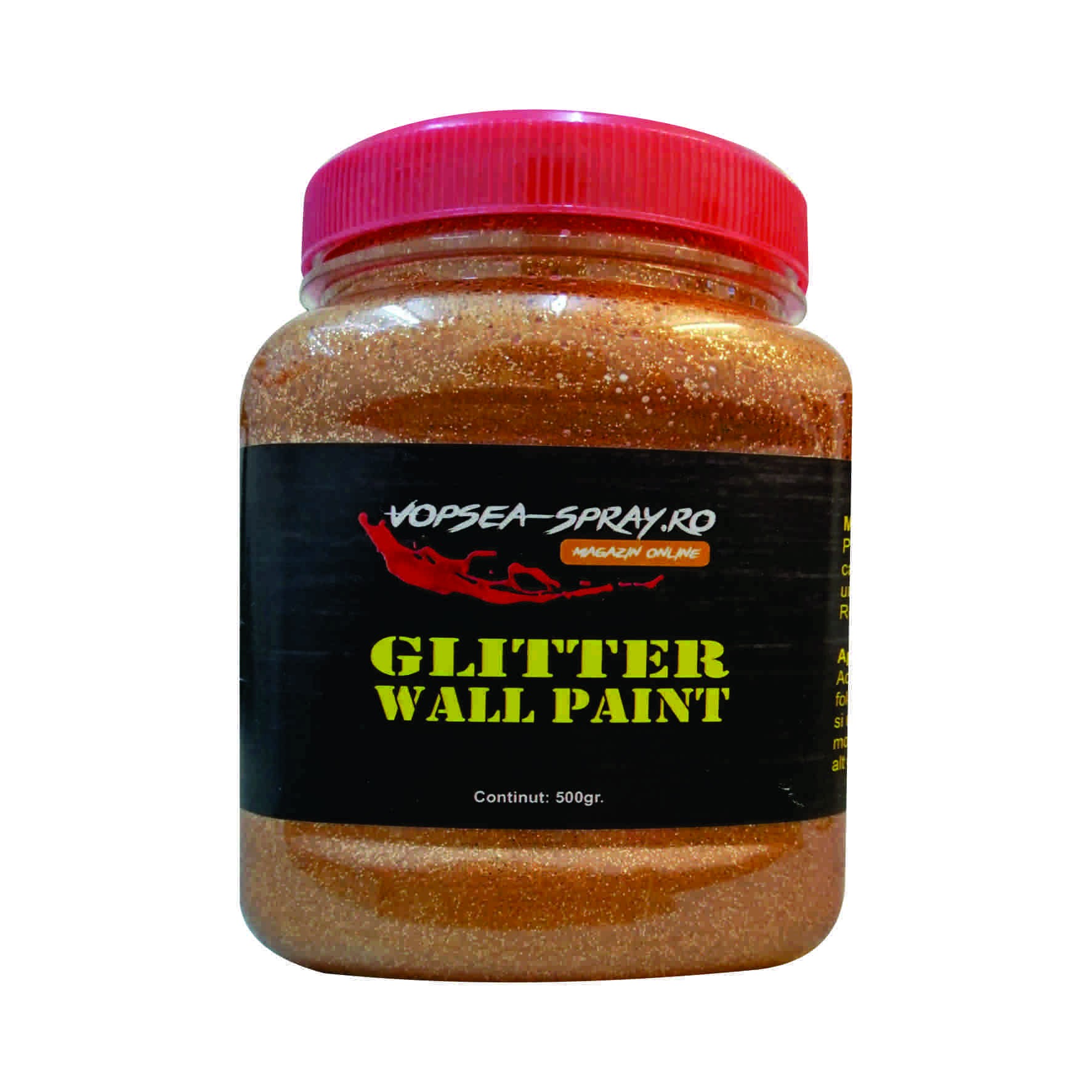 Vopsea Perete Sclipici Cupru 500 Gr.